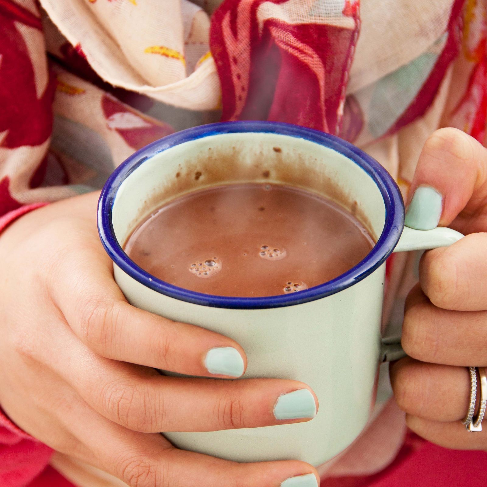 Coconut milk hot chocolate 